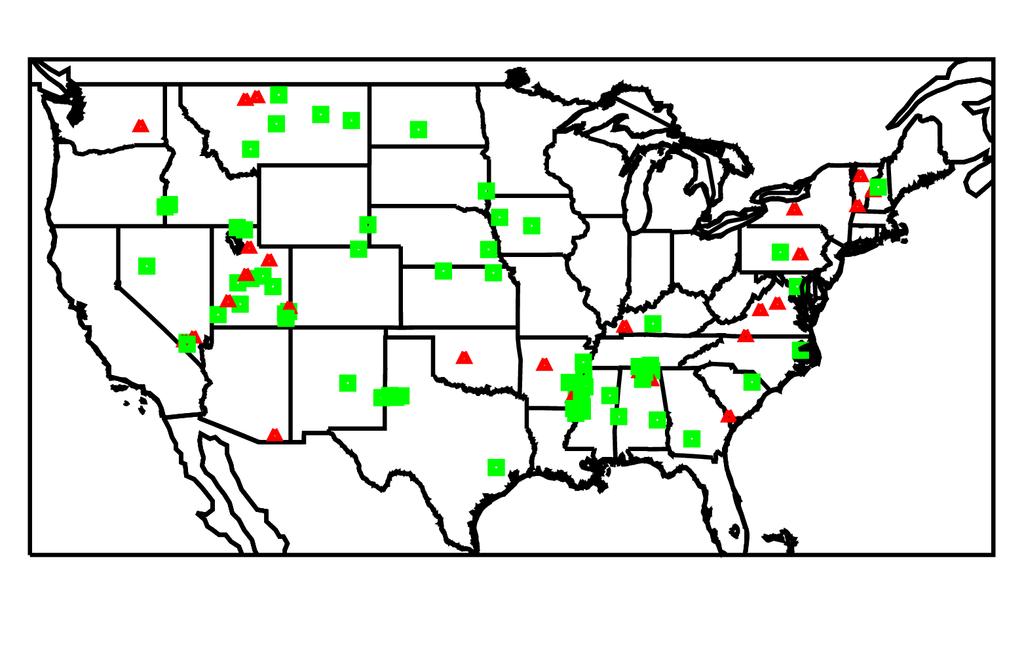 USDA SCAN stations Impact of ASCAT nudging Reduction in