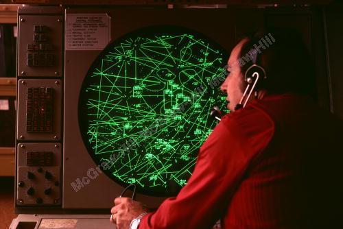 of the radar, air traffic controllers can