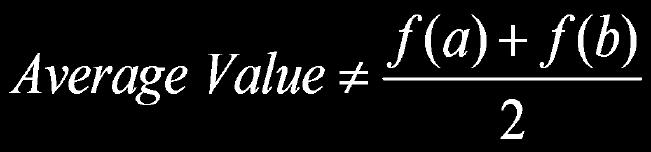 Average Value Slide 110 / 175 Another example: Find the average value of the function over the given interval.