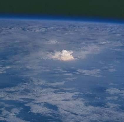 Water in Earth s Atmosphere Most of the water vapor in Earth s atmosphere is at low altitudes (under 15 kilometers).