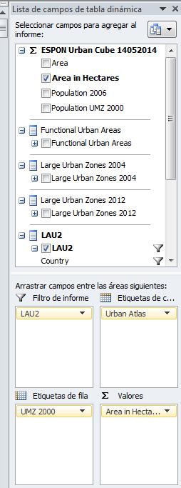 User case #2 : Which is the Land Cover (Urban Atlas) of the UMZ in France?