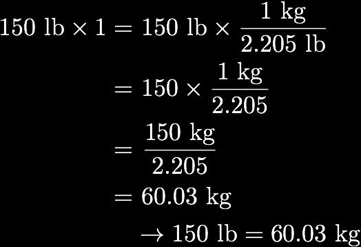 Note that the 1 s are dimensionless, i.e. they do not have any units. In other words, the quantity in the numerator is exactly equal to the number in the denominator.
