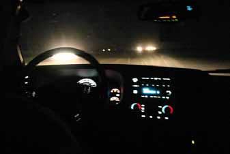 Night Driving Before starting to drive at night, give your eyes an extra five