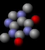 CNS stimulant trimethylxanthines Chemical data Formula: