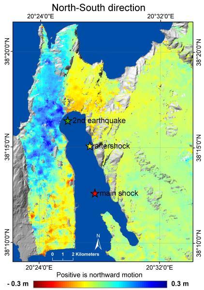 2. Deformation field in Greece Deformations due to Earthquakes The Cephalonia