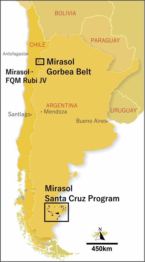 Mirasol Resources: Project Generator / Precious Metals / South American Focus Successful discovery focused Project Generator discovery to liquidity event Conservative share structure 44.