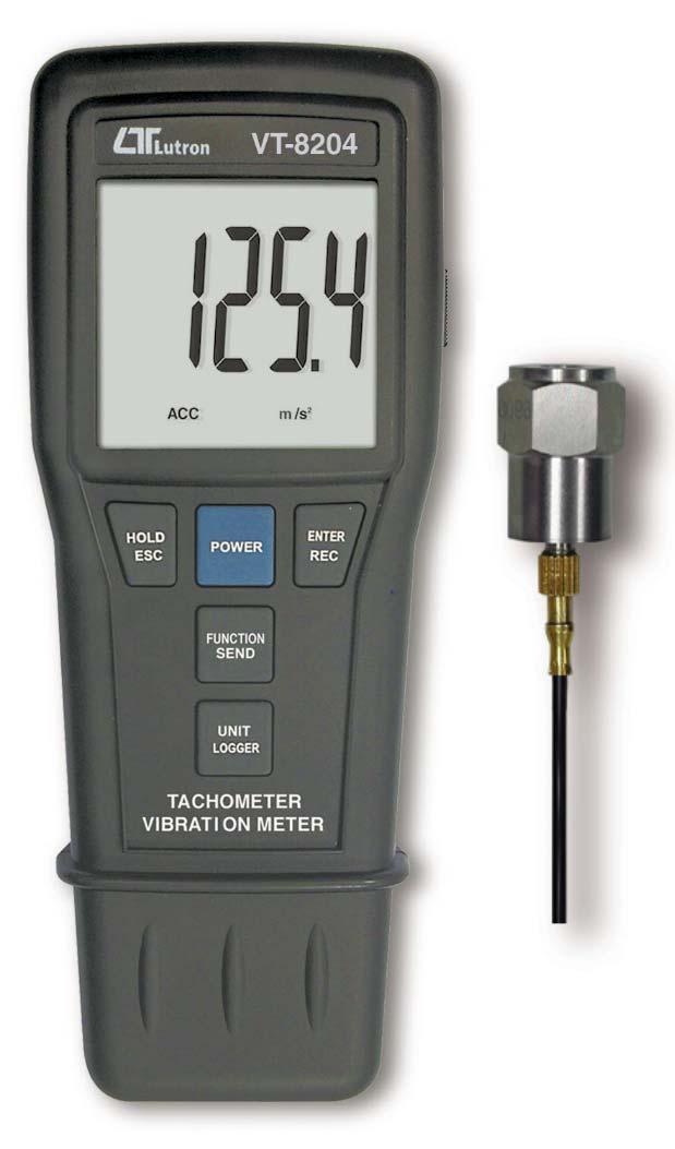 3 in 1 VIBRATION TACHOMETER Model : VT-8204 Your purchase of this VIBRATION TACHOMETER marks a step forward for you into the field of precision measurement.