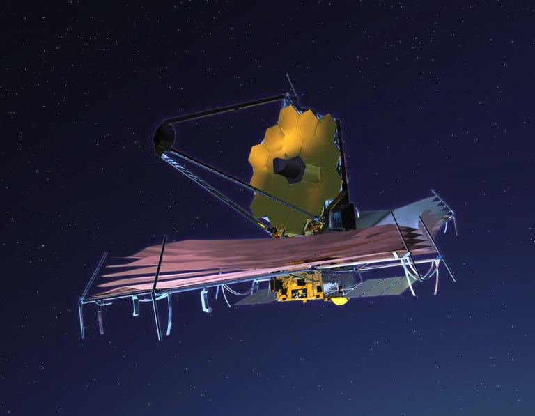 The James Webb Space Telescope The JWST is the intellectual successor to Hubble. It will have a 6.