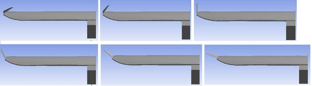adaptive structures. For this reason, the adaptive winglet in with integration to platform is shown in Fig. 3 Fig. 3. Left, platform MAV with winglet (iso view).