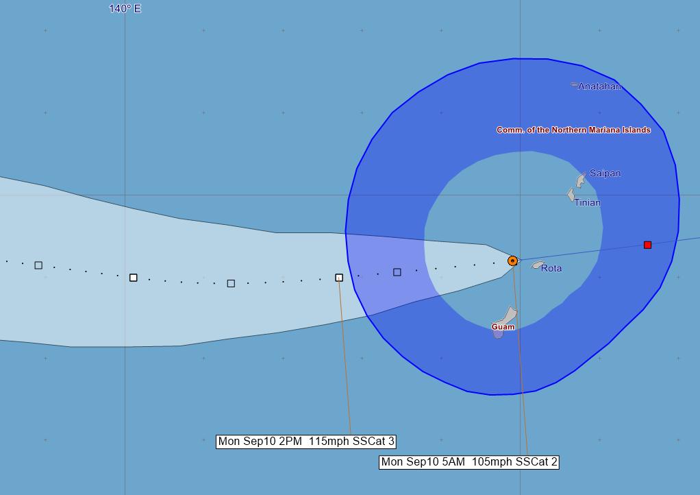 Typhoon Mangkhut Typhoon Mangkhut (Advisory #14 as of 5:00 a.m.