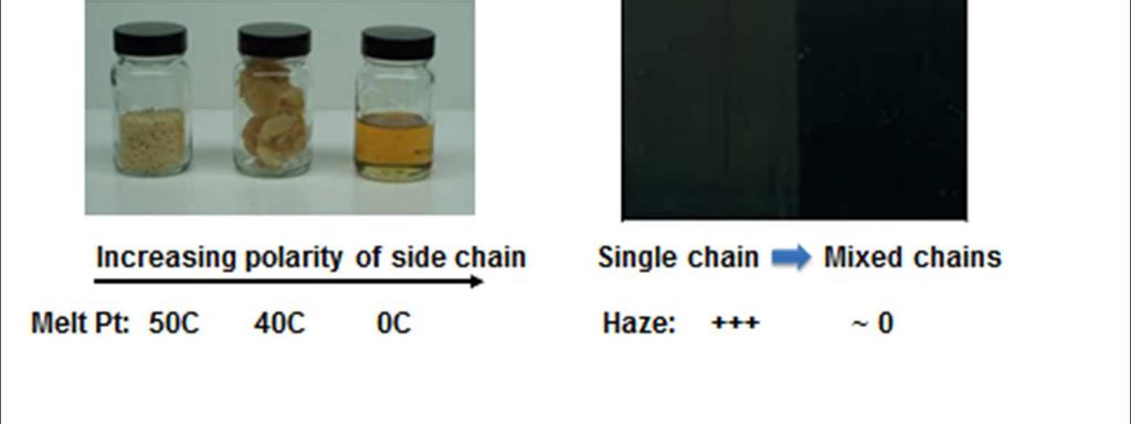 The ability to modify copolymer composition of the stabilizing chains and to also introduce mixed polarity chains has also been important to the development of new dispersants for solvent based and