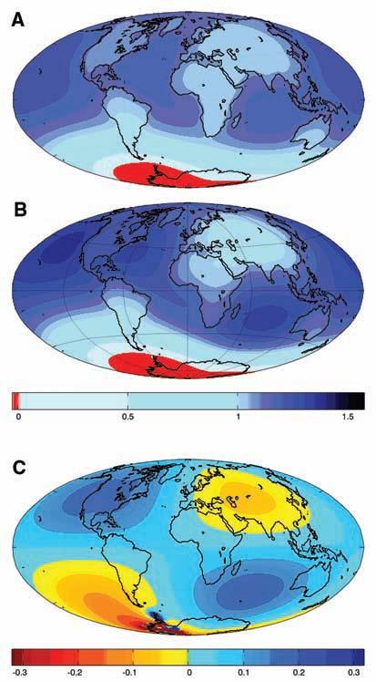 Other processes cause regional variability in sea
