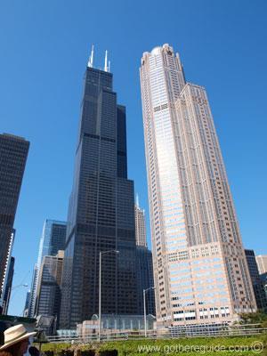 Examples of Geostructures Buildings the Sears Tower in Chicago is one of the tallest buildings in the world (1450 ft.,110 story).