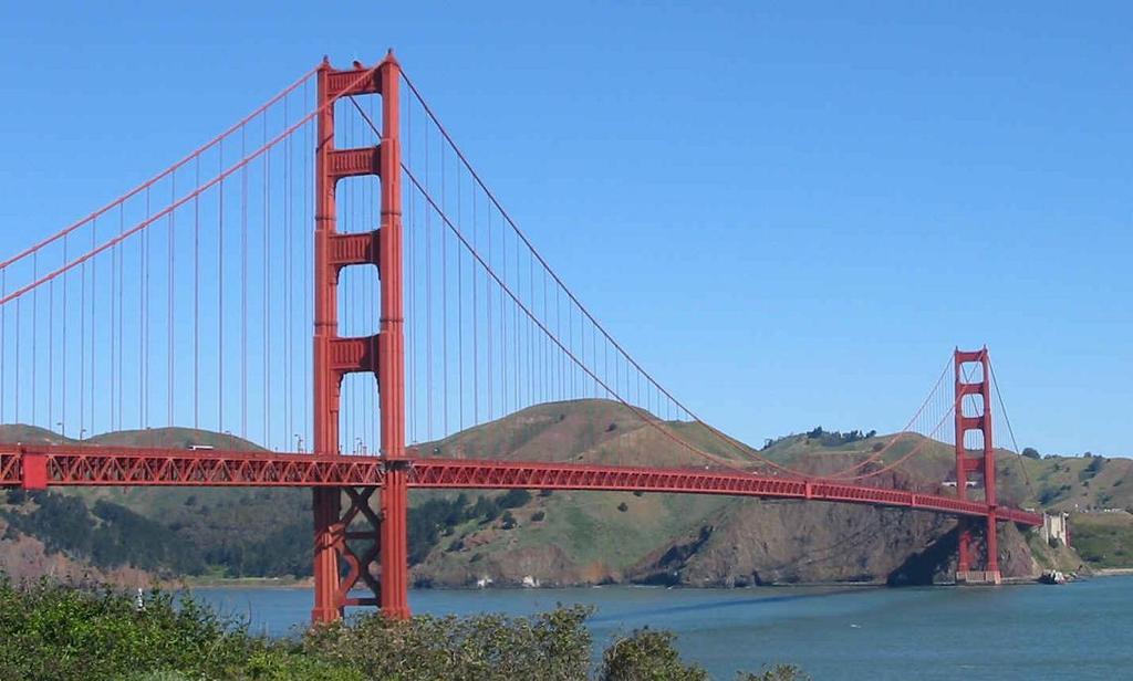 Examples of Geostructures Bridges the foundation for the south pier of the Golden Gate Bridge in San Francisco had to be built in the open sea.