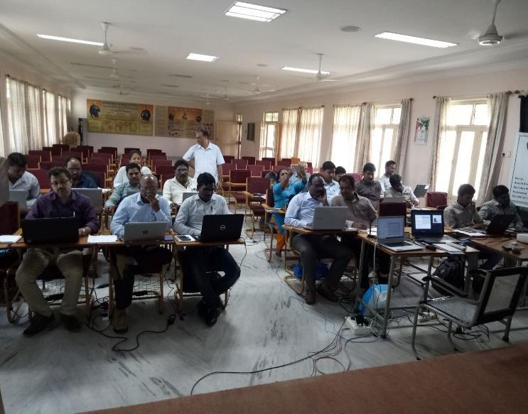 Participants from different districts of Telangana, Andhra, Kerala, Tamil Nadu and Maharashtra eagerly participated in this training program and
