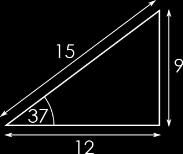 4 These are given on page 13 of the Formula and Tables Book, but are presented without the words opposite, adjacent, or hypotenuse. 5 e.g. Calculate sin(37), cos(37), and tan(37) using the triangle below: 6 e.