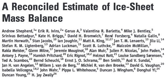 Key Question: Are the ice sheets loosing mass?