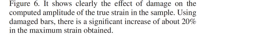 In the opposite, the strain associated to the reflected wave collected using damaged surfaces (pink curves) was significant (1.