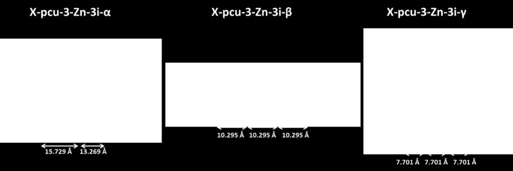interpenetrated networks in X-pcu-3-Zn-3i shown