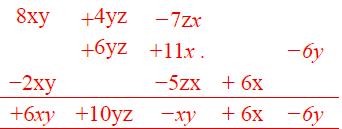 polynomial x 2 4x x 4xy +y, Monomial.