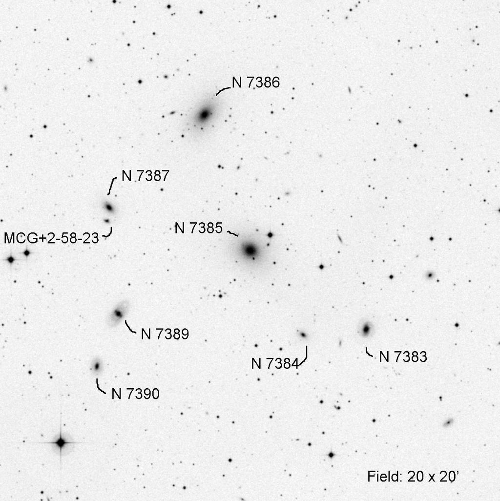 GC 7385 (Pegasus) RA Dec Mag1 # of galaxies 22 49 54.