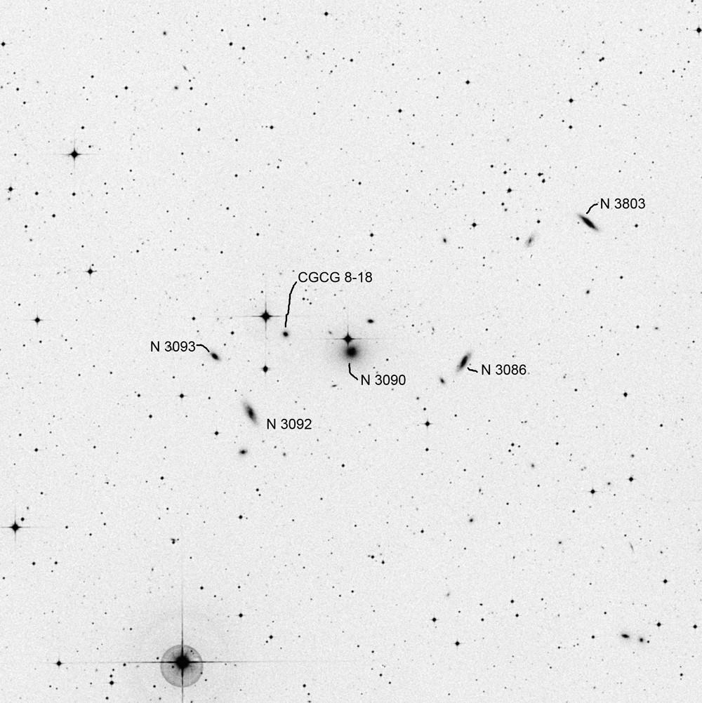 GC 3090 (Sextans) Other ID RA Dec Mag1 # of galaxies MKW 1 10 00 30.