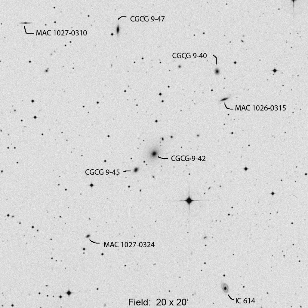 CGCG 9-42 (Sextans) Other ID RA Dec Mag1 # of galaxies MKW2s 10 27 10.