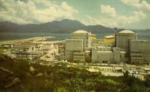 The site: Daya Bay power plant A total of 4 reactor cores in two clusters, each with a thermal power of 2.