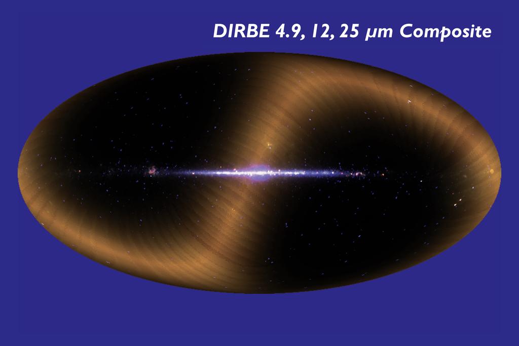 COBE/DIRBE composite shows sky