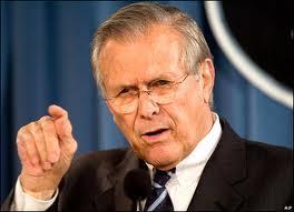 Donald Rumsfeld: "We know there are known knowns: there are things we know we know.