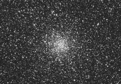 A telescope will show Messier 71 M71 in Sagitta. It is not the most spectacular Globular Cluster but does look nice in a medium sized telescope.