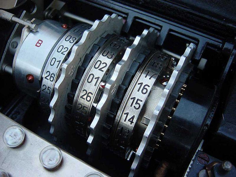 During WWII Enigma configuration rotors German Enigma machine was used to send sophisticated encrypted messages Cracking the Enigma code a major factor in course of the war First cracked by Polish