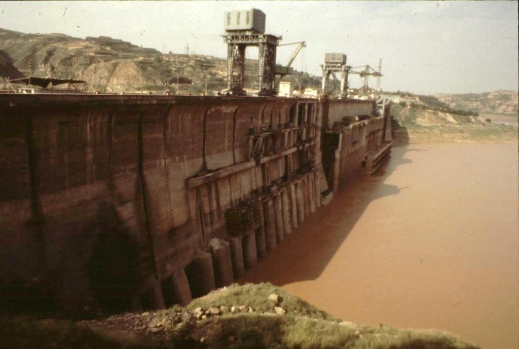 Passing Sediment Sanmenxia Dam,