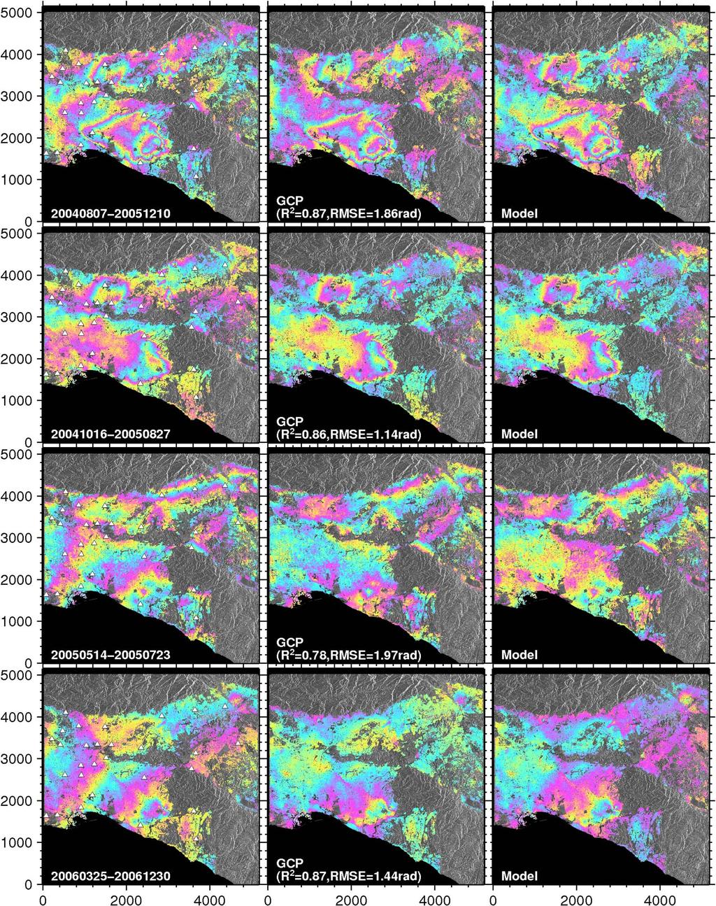 3536 IEEE TRANSACTIONS ON GEOSCIENCE AND REMOTE SENSING, VOL. 52, NO. 6, JUNE 2014 Fig. 7. Comparison between the GCP-based and the proposed approaches for orbit error mitigation.