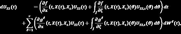 where is the delay of,in other words the second delay of. Similarly the process satisfies the following delay stochastic differential equation: (2.