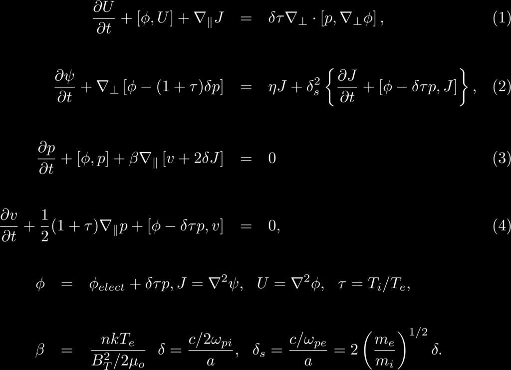 Nonlinear calculations with the Four-field