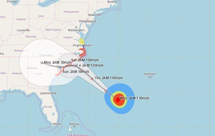 The NHC Track Forecast Cone is NOT an Impact Cone