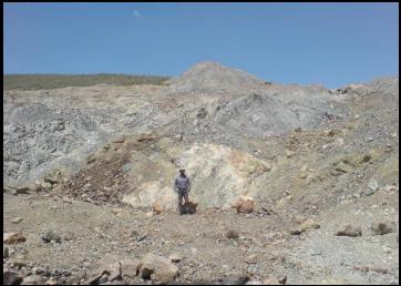 mineralization in the area.