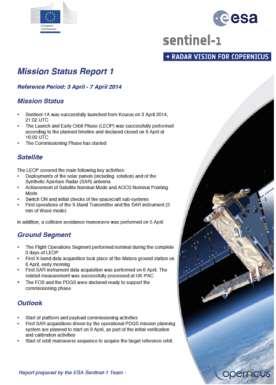 Weekly Mission Status Reports published