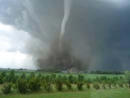 Tornados Tornados are powerful columns of rotating air that form over land and are capable of producing winds up to