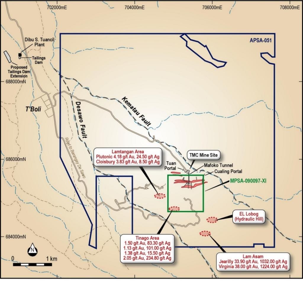 Background Information The exploration development drives that exist at T Boli, both historically and more recently under the current management, are within a small portion of a larger complex of