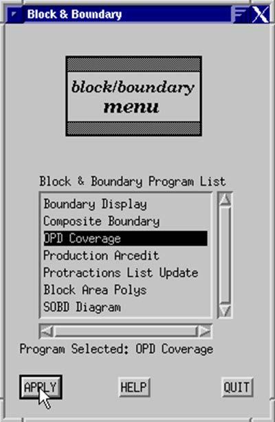 Block and Boundary component contains tabular data and mapping tools