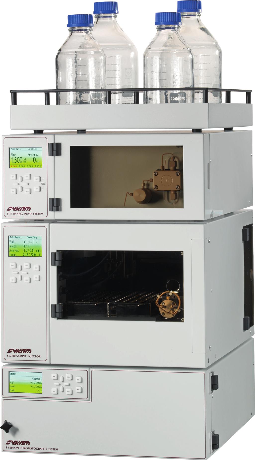 ION CHROMATOGRAPHY SYSTEM S 150 Automatic IC System S 151 A The Automatic Ion Chromatograph S 151 A is a modular system which can be customized to any application needs.