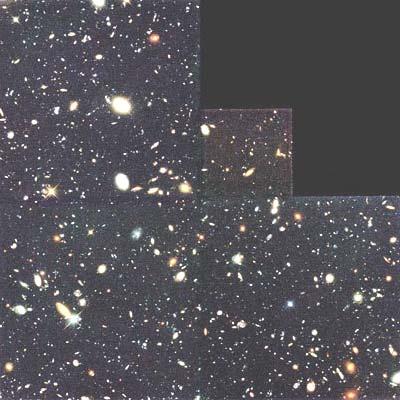 Galaxies The Hubble Deep Field Tiny area of sky. 1/12 angular size of full moon.