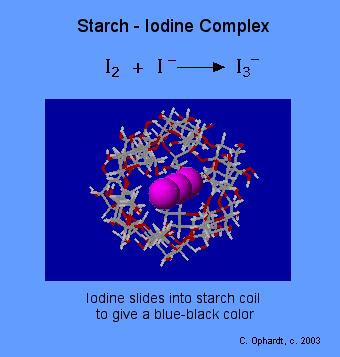 Iodine - KI Reagent: Iodine is not very soluble in water, therefore the iodine reagent is made by dissolving
