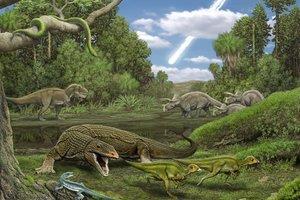 mammals and birds appeared flowering plants (angiosperms) appeared Pangaea separated into
