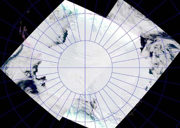 Antarctica observed in 12 hrs.