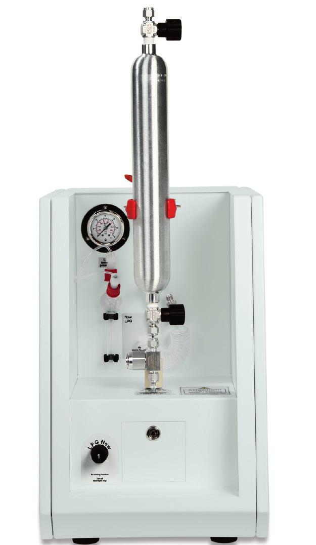 Reliable operation under high pressure: LPG/GSS Gas Module and LPG Module 06 The LPG/GSS Gas Module makes it possible to analyze both liquefied gases (LPG) and gaseous samples (GSS) such as natural