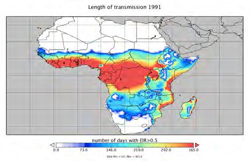 Coupled ECMWF-VECTRI malaria forecast system VECTRI now fully coupled with monthly-seasonal forecast system malaria