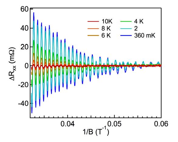 Quantum oscillations from SrTiO3/GdTiO3 interfaces